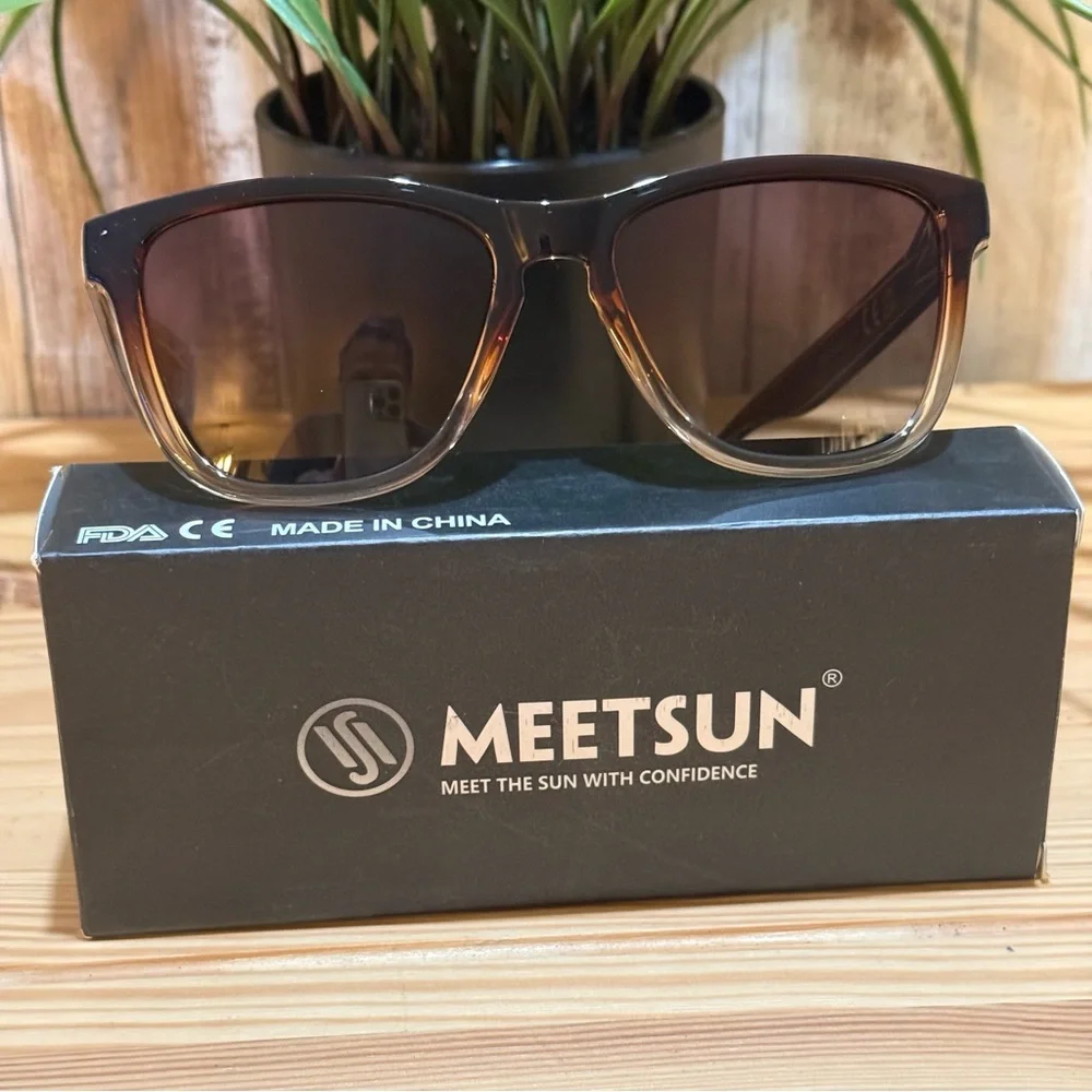 MEETSUN Polarized Sunglasses for Women Men Classic Retro